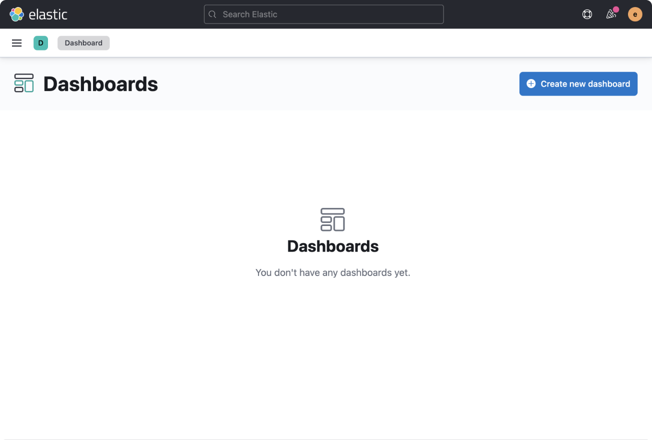 Bad example of Dashboards showing centered content with duplicate information from the page header